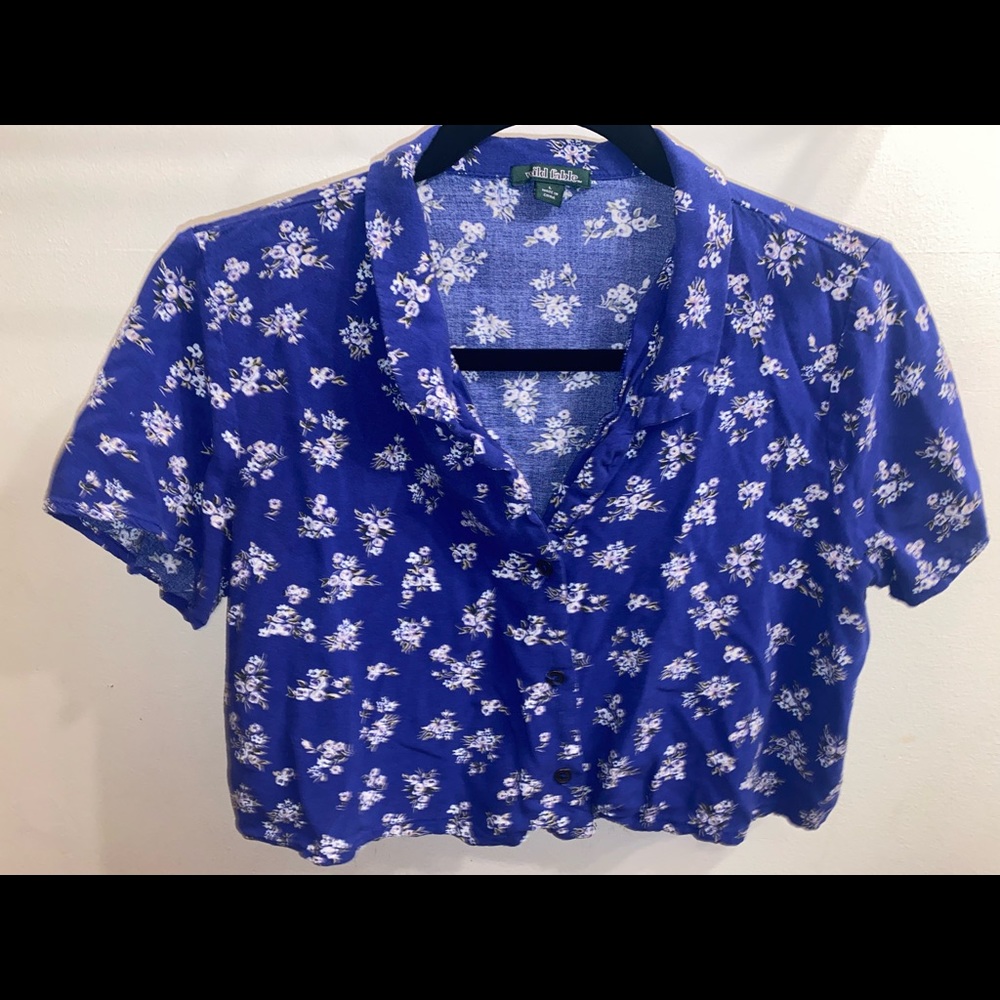 Foral crop top